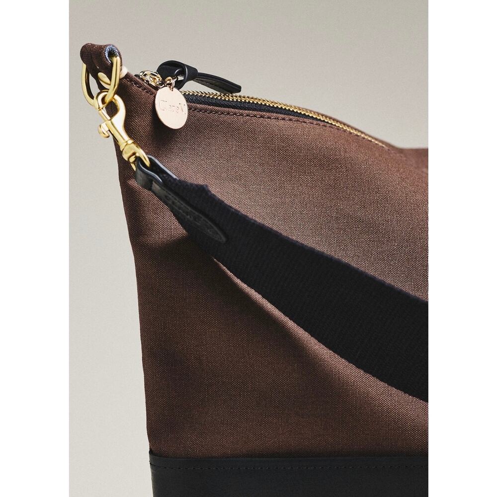 NWT Clare V. Sophie Canvas Leather Tote - Picture 4 of 14